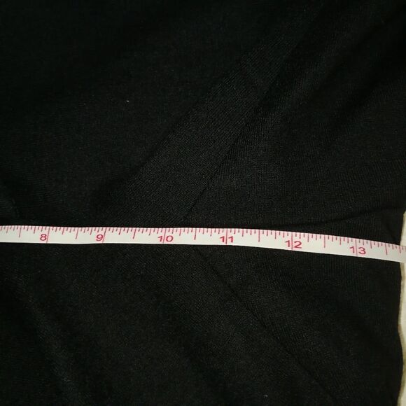 MEN VALENTINO Classic Black Virgin Wool Straigth Leg Trouser Pants Size 38 - Picture 14 of 16